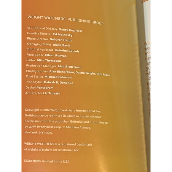 2002 PointsPlus Weight Watchers What To Eat Now Cookbook 150 Recipes - Picture 4 of 6